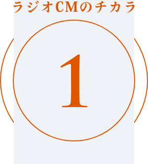 ラジオCMのチカラ 1